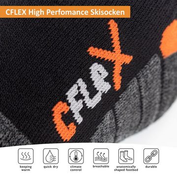 CFLEX Skisocken High Performance Ski- & Snowboard Socken für Damen & Herren