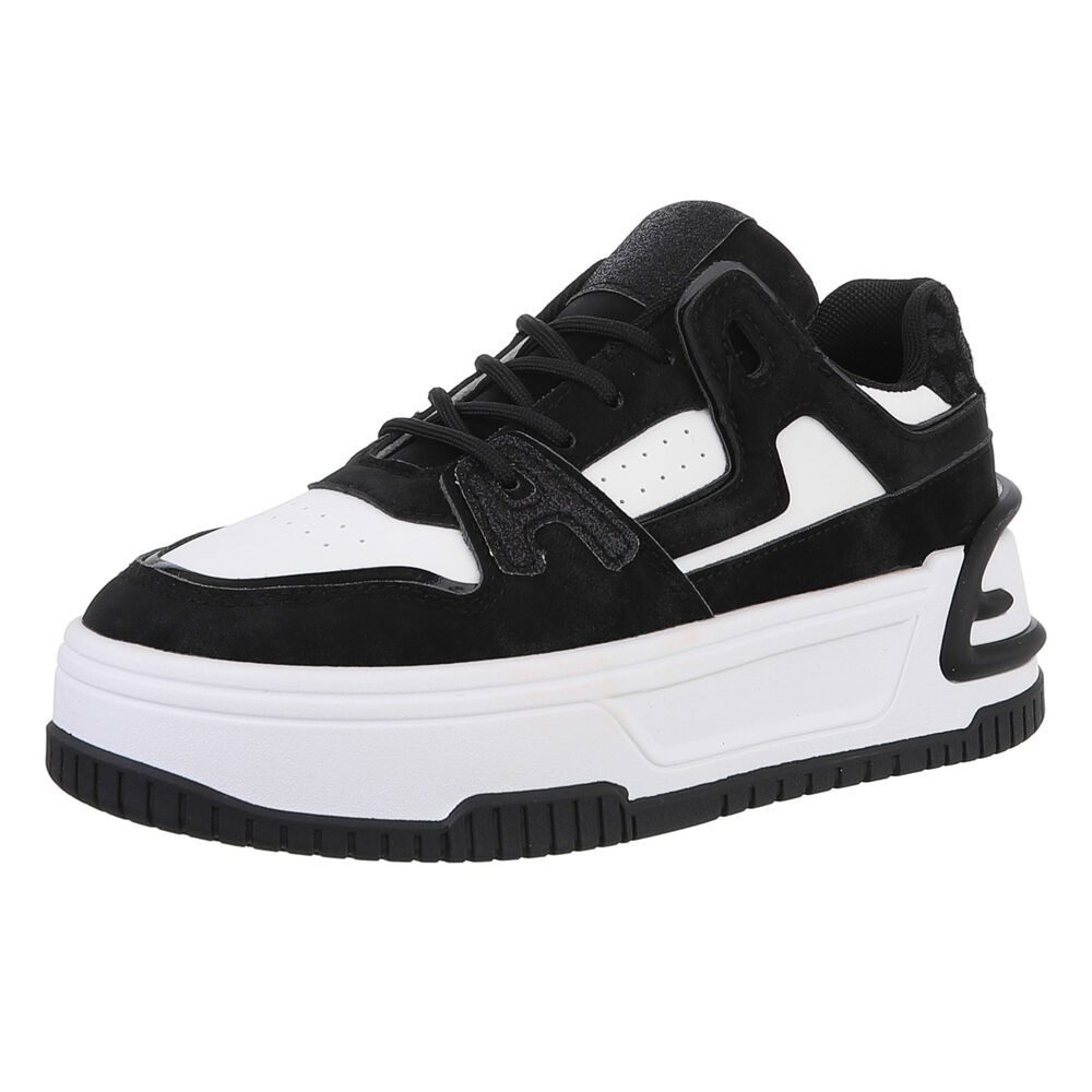 Ital-Design Damen Low-Top Freizeit Sneaker (88828484) Keilabsatz/Wedge Snea günstig online kaufen
