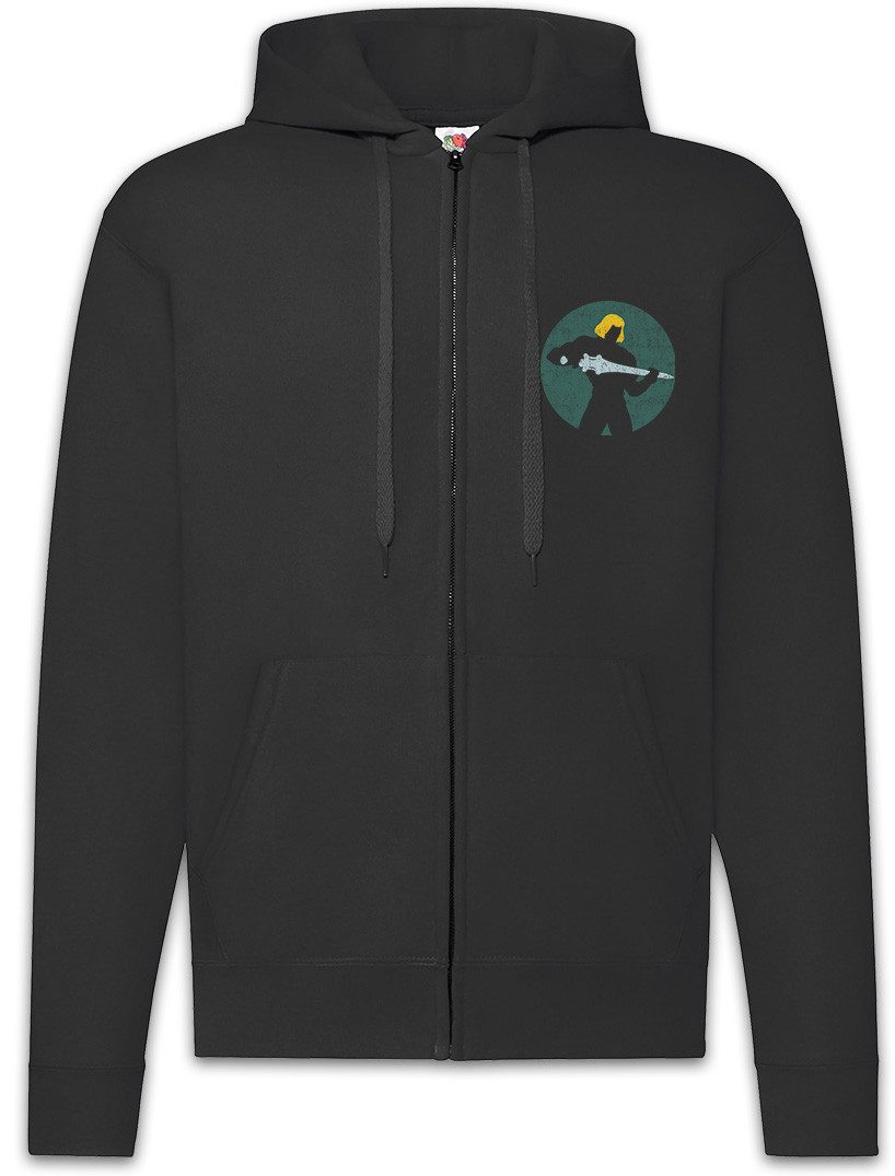 Sweatjacke Universe Hero Zipper Hoodie He Comic Retro Eighties Man Sword Power