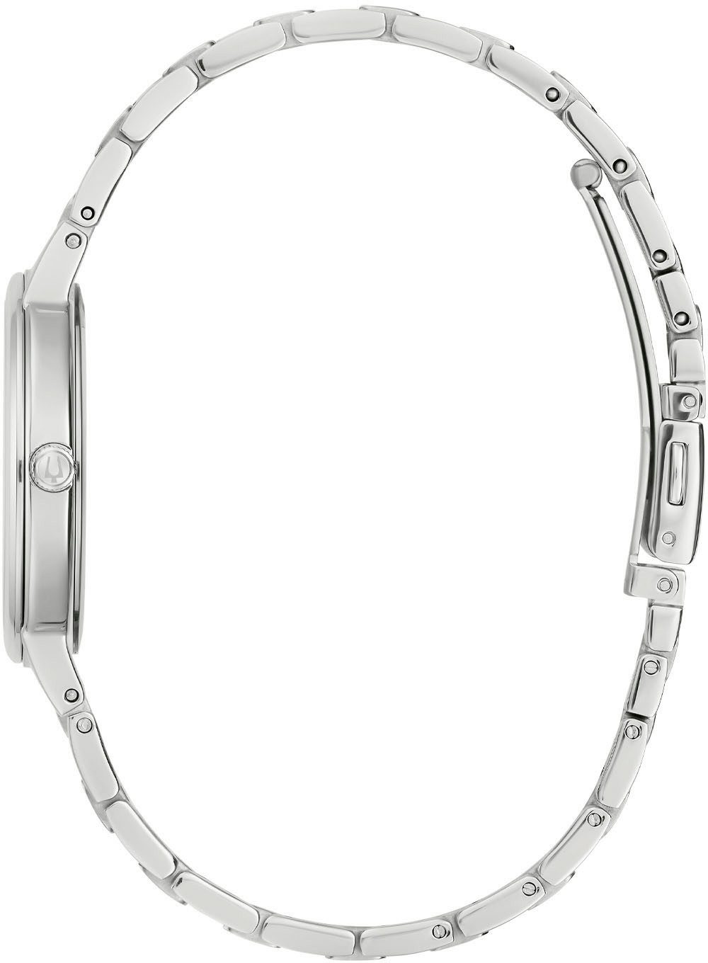 Bulova Quarzuhr 96L336, Armbanduhr, Damenuhr, Edelstahlarmband, analog