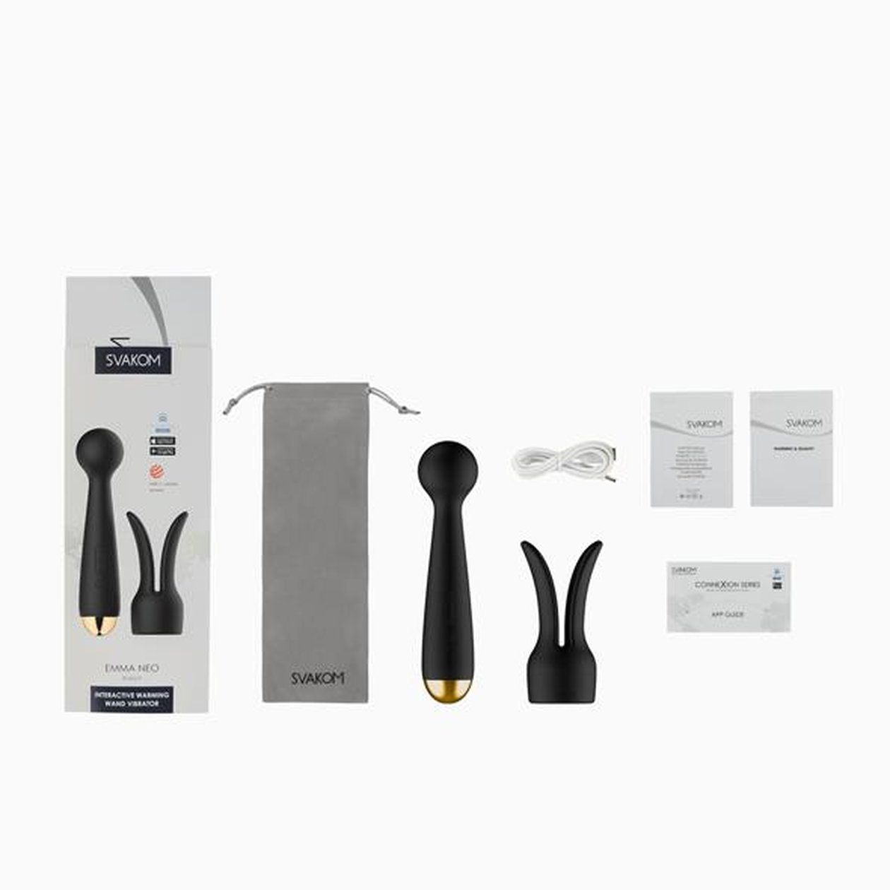 CONTROLLED Wand SERIES APP Svakom EMMA Massager CONNEXION NEO