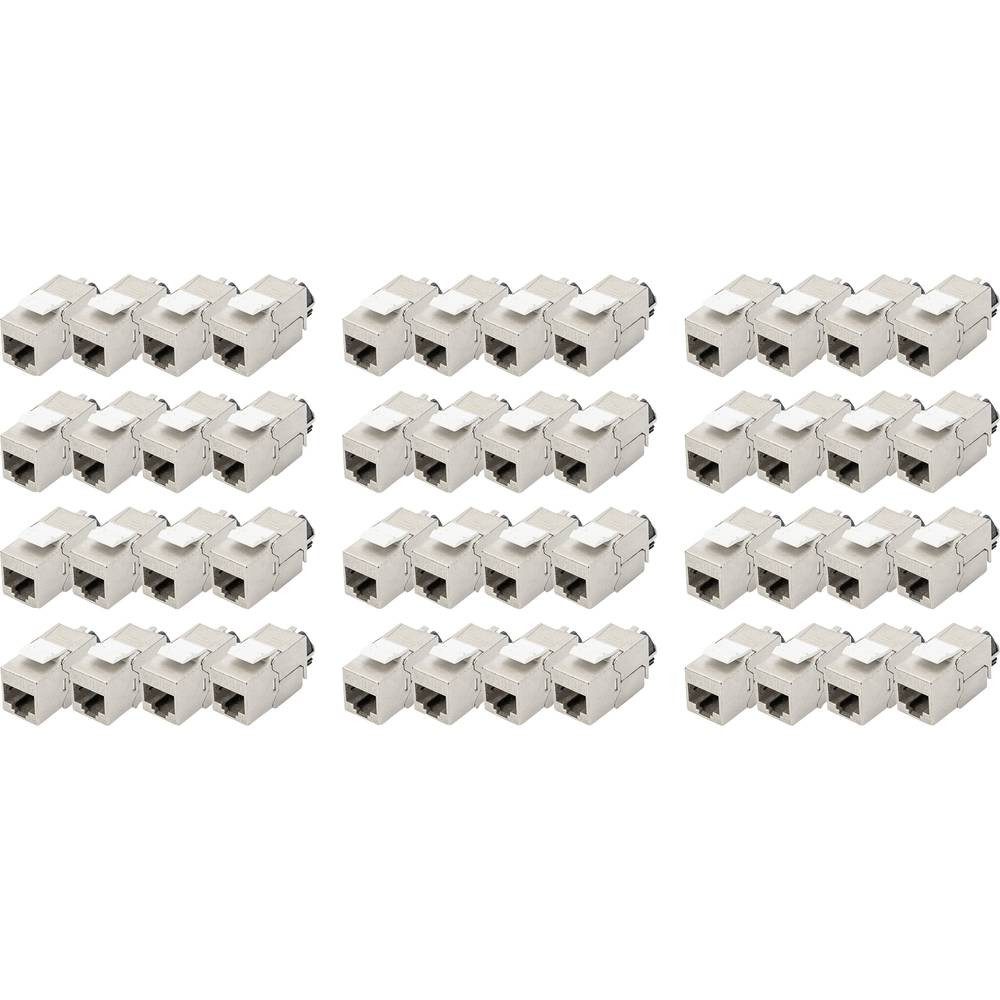 CAT 6A Keystone Modul, geschirmt mit intelligentem DN-93617-48 Netzwerk-Adapter