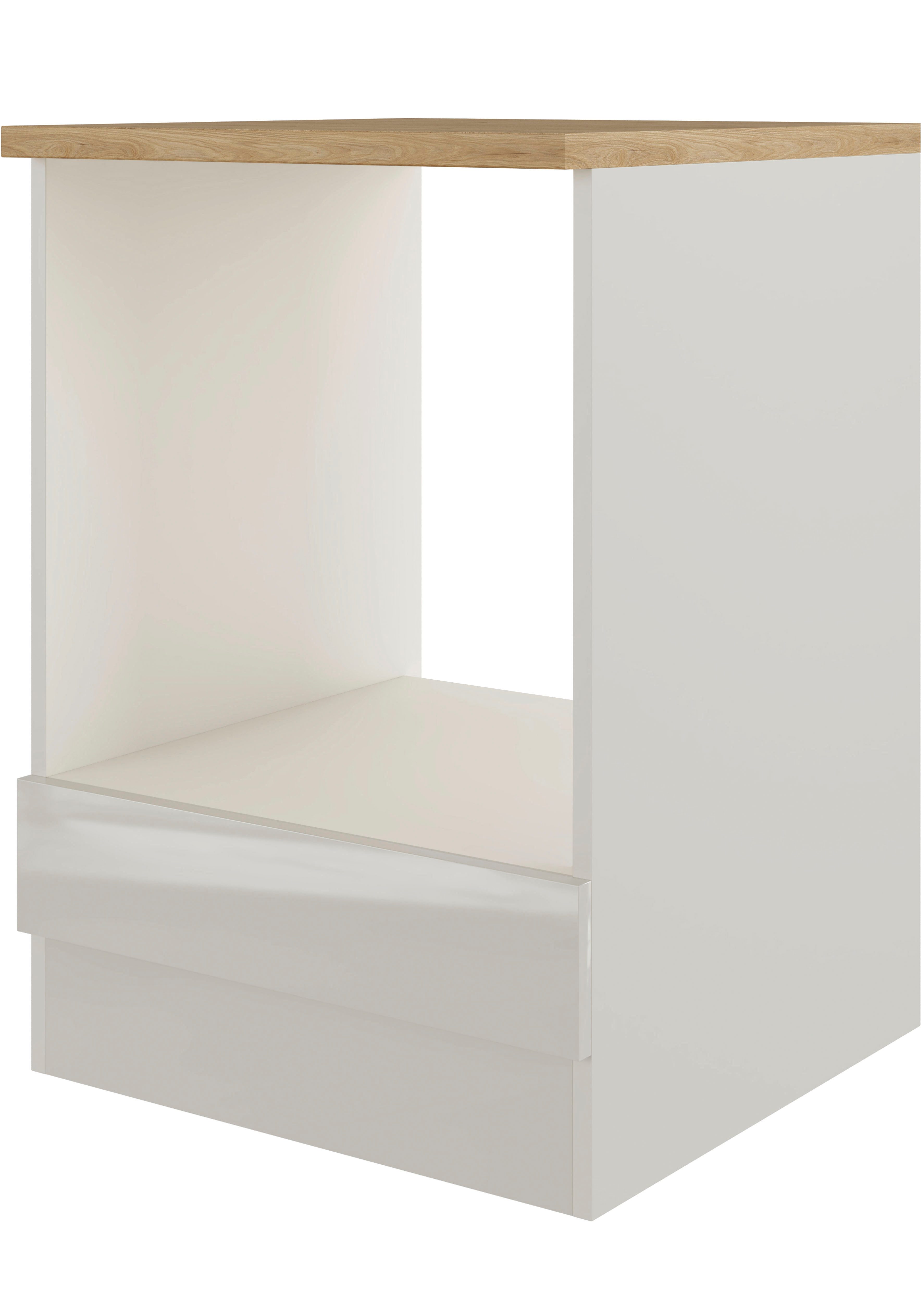 Flex-Well Herdumbauschrank Lund (B x H x T) 60 x 85 x 60 cm, mit Nische für Standard-Einbauherd