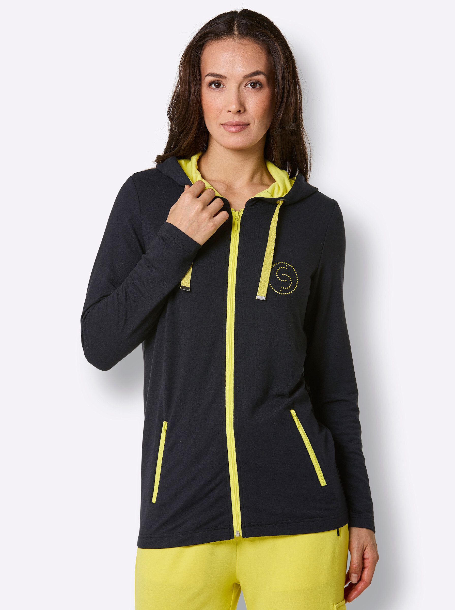 creation L Trainingsjacke Modal-Viskose-Jacke Langarm