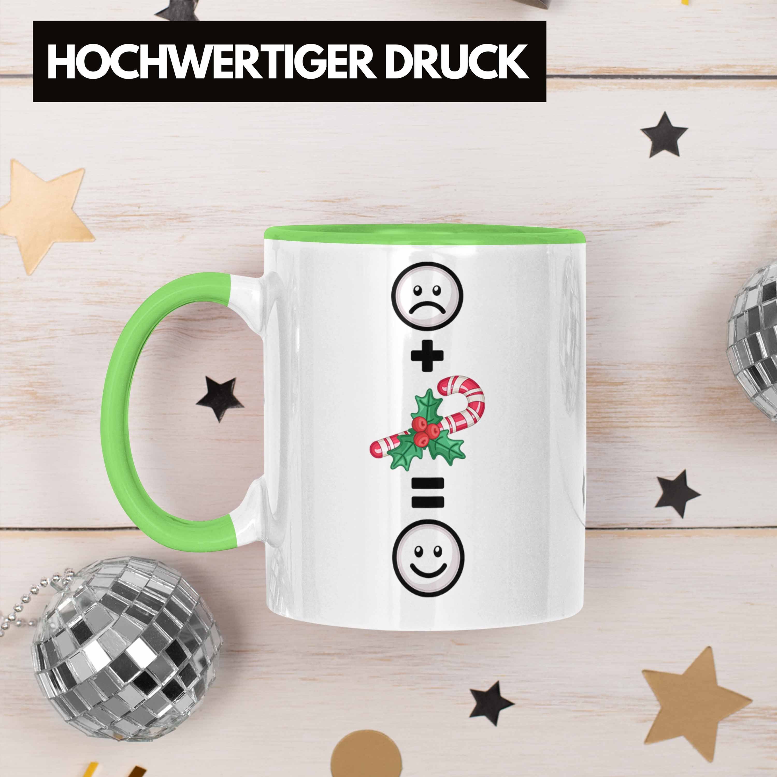 Grün Weihnachtssüßigkeite Tasse Süßigkeiten Tasse Geschenk Trendation für Grafik Weihnachten