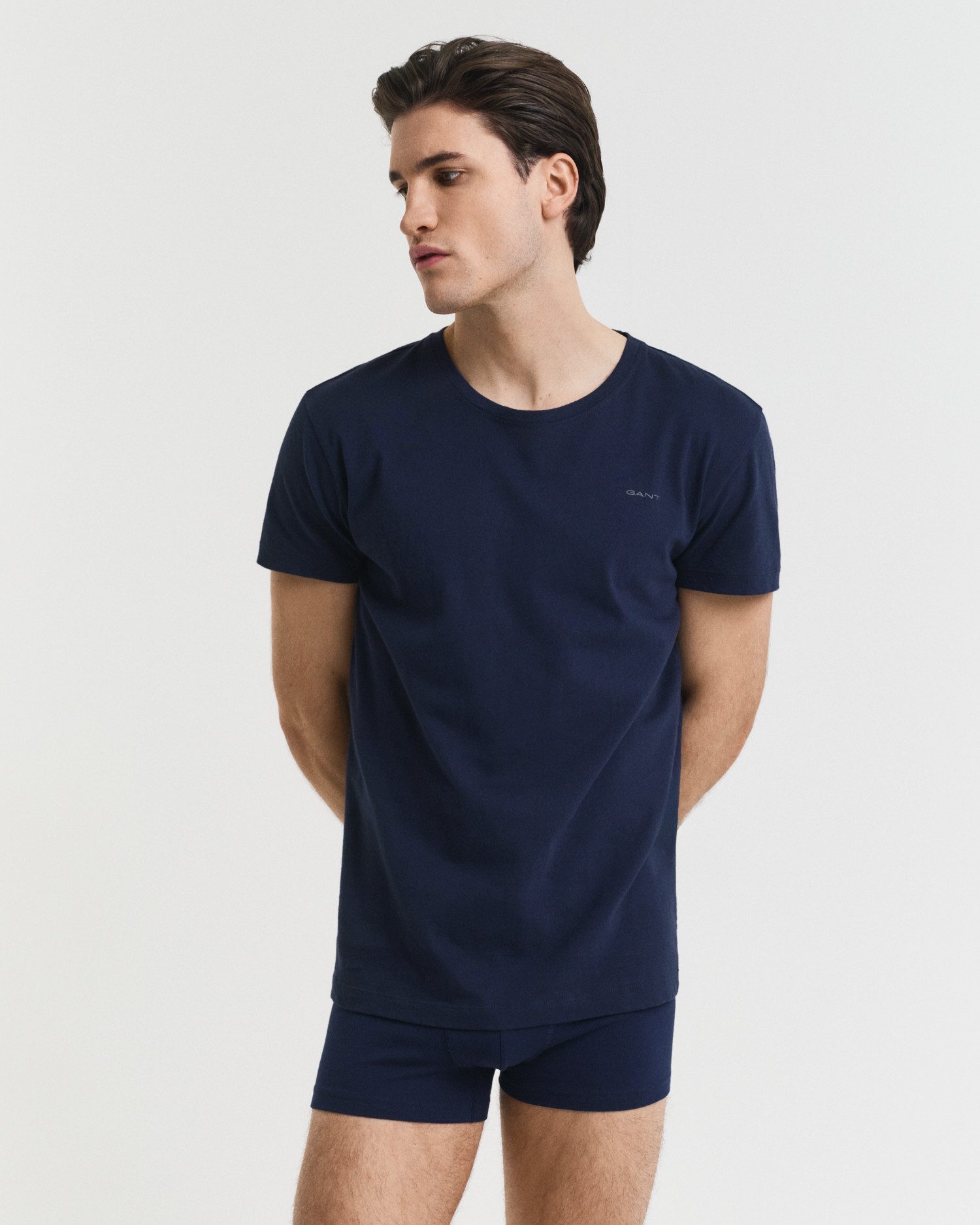 Gant Kurzarmshirt C-NECK T-SHIRT 2-PACK Mit Rundhalsausschnitt