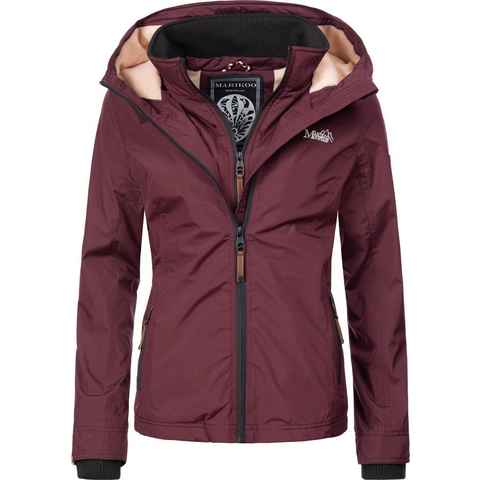 Marikoo Outdoorjacke Erdbeere sportliche Funktionsjacke mit Kapuze