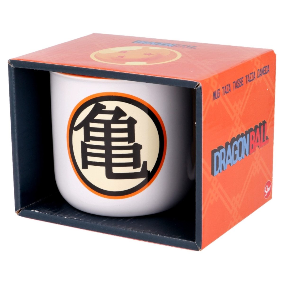 Dragon Ball Tasse Kaffeetasse 400 ml mit Geschenkverpackung 14 oz, Keramik