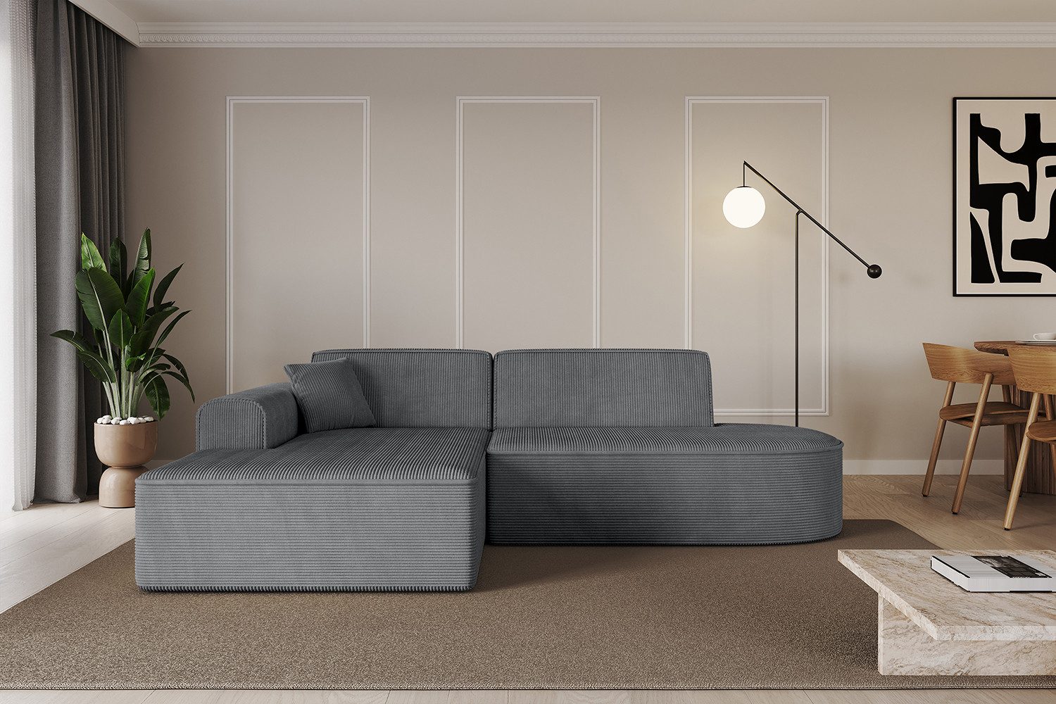 ALTDECOR Ecksofa IREA-L1-v3, Sofa Praktische Bequeme günstig online kaufen