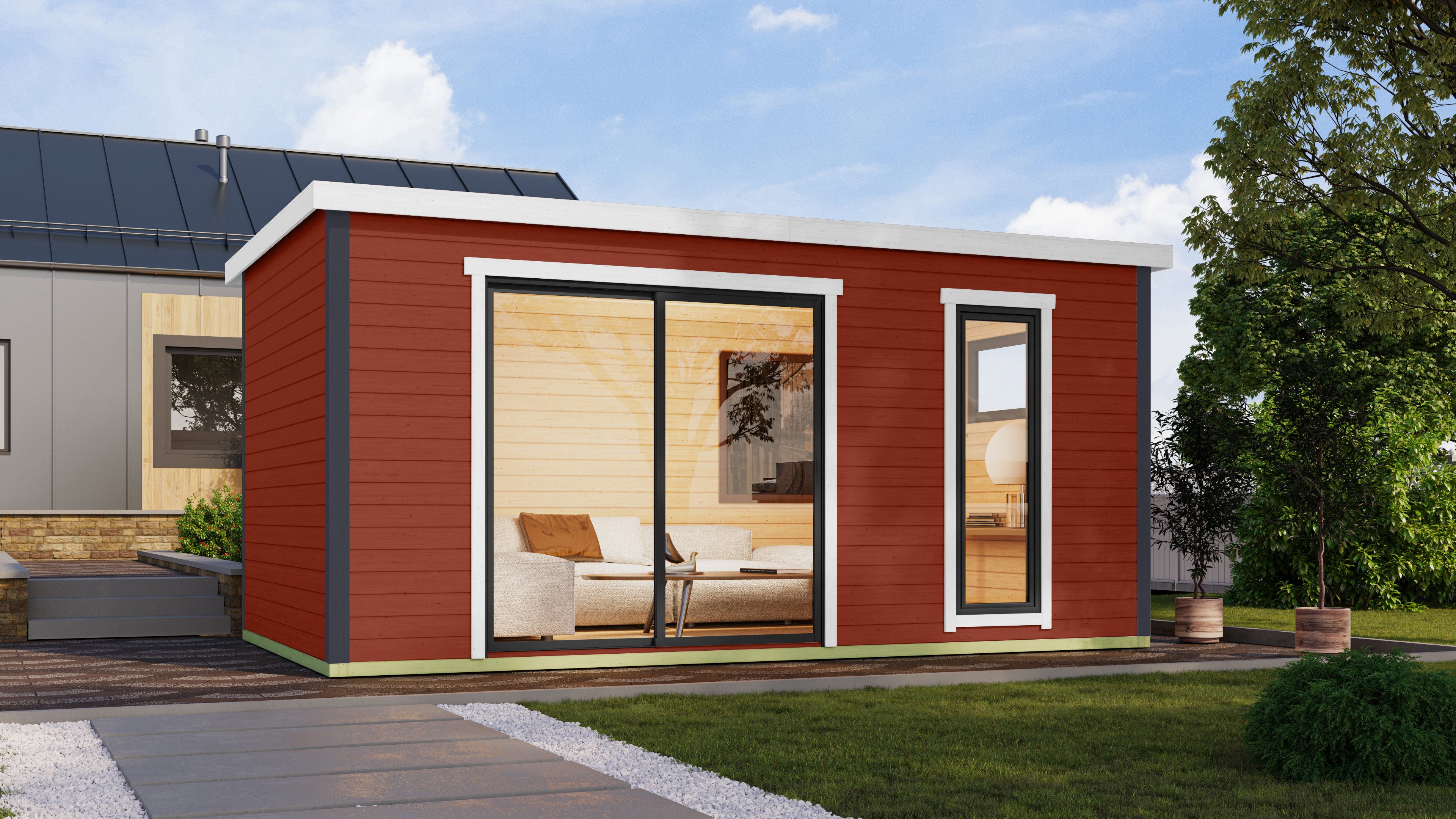 Nordic Holz Gartenhaus AUSTIN 7, BxT: 525,2x315,2 cm