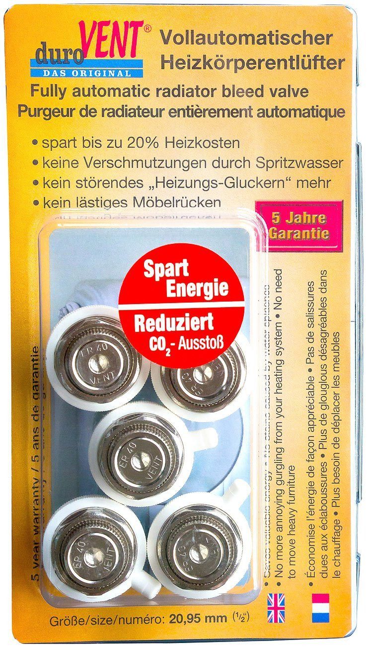 Durovent Heizkörper Heizkörperentlüfter 5 er Set günstig online kaufen