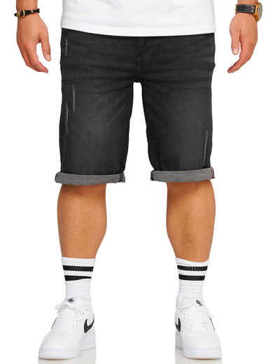SOULSTAR Jeansshorts S2ALOJA Herren Kurze Hose Jeans Shorts Bermuda Stretch Regular-Fit