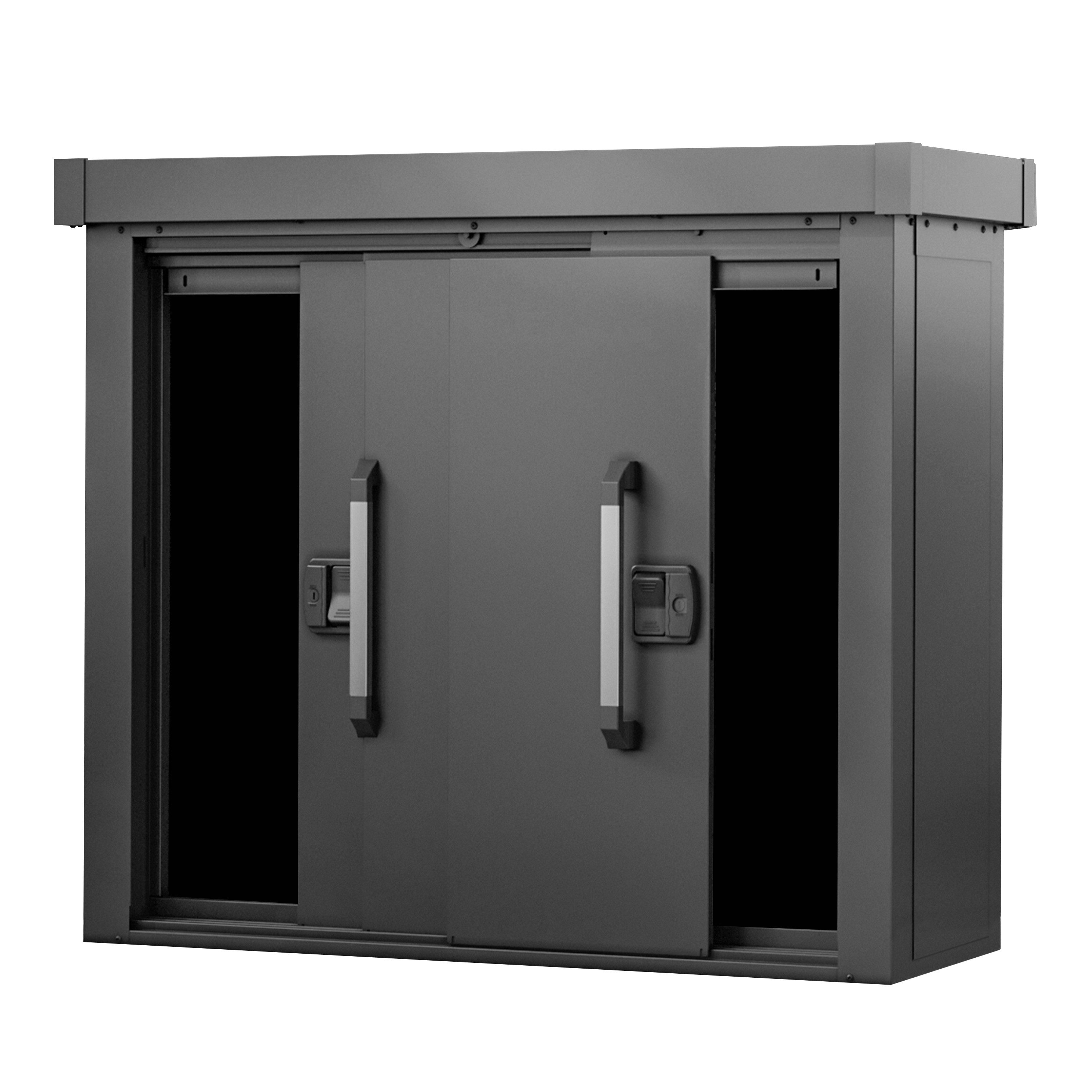 GFP Gerätehaus Gartenschrank Gerätehaus Geräteschuppen Leon, BxT: 135x55 cm, BxTxH 135x55x112 cm