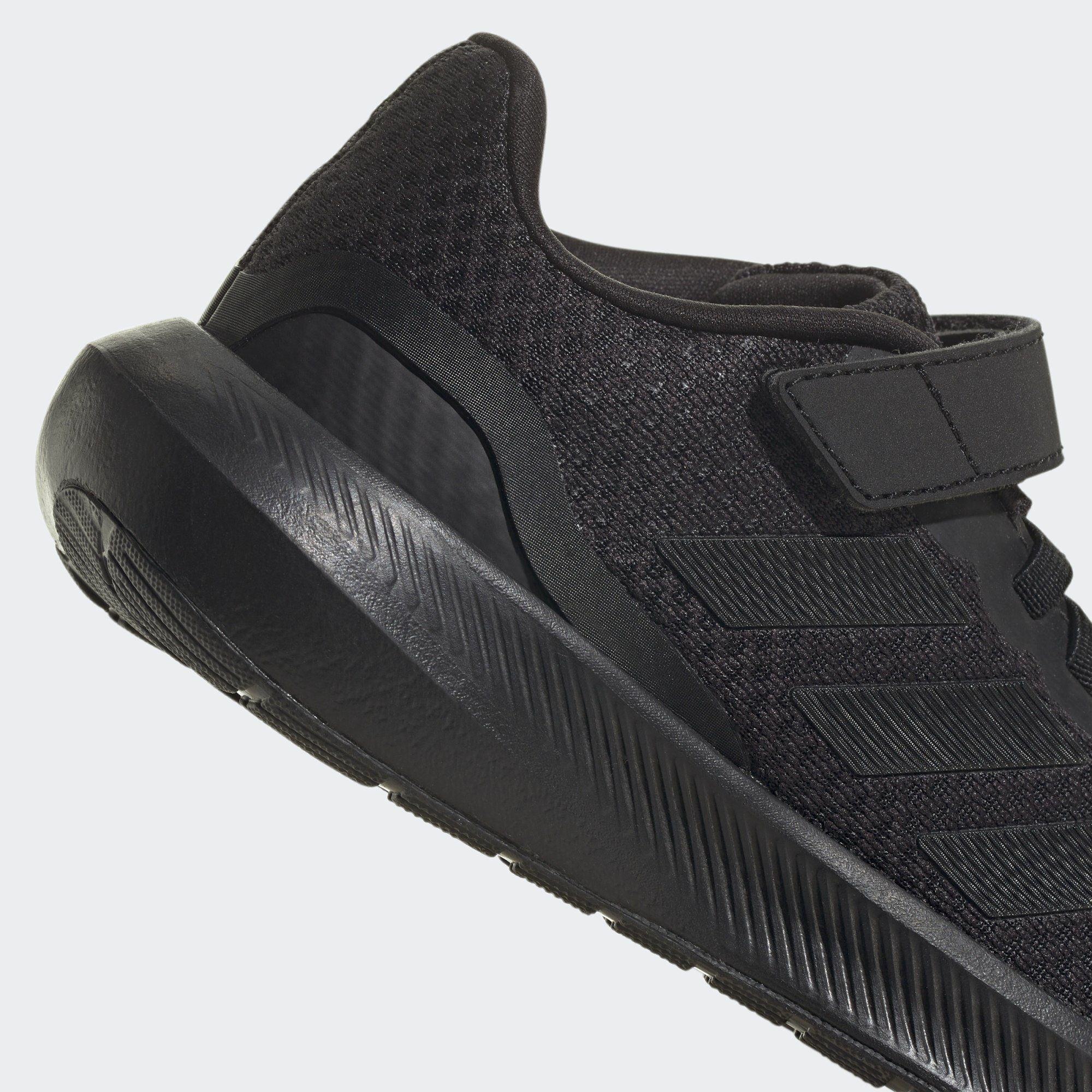 Core adidas Core RUNFALCON / TOP Black Sportswear Black LACE / Black Sneaker 3.0 SCHUH Core ELASTIC STRAP