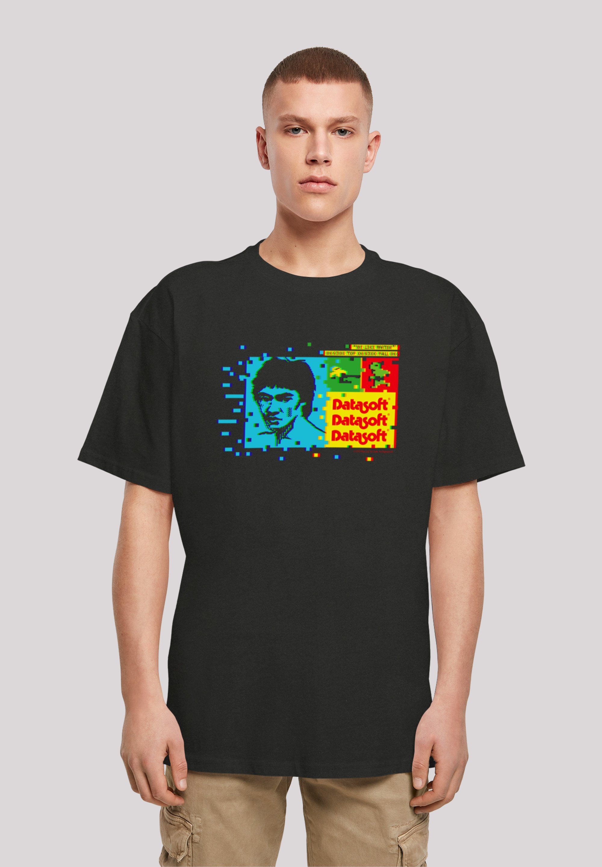 F4NT4STIC T-Shirt Bruce Lee Be Like Water Retro Gaming SEVENSQUARED Print schwarz