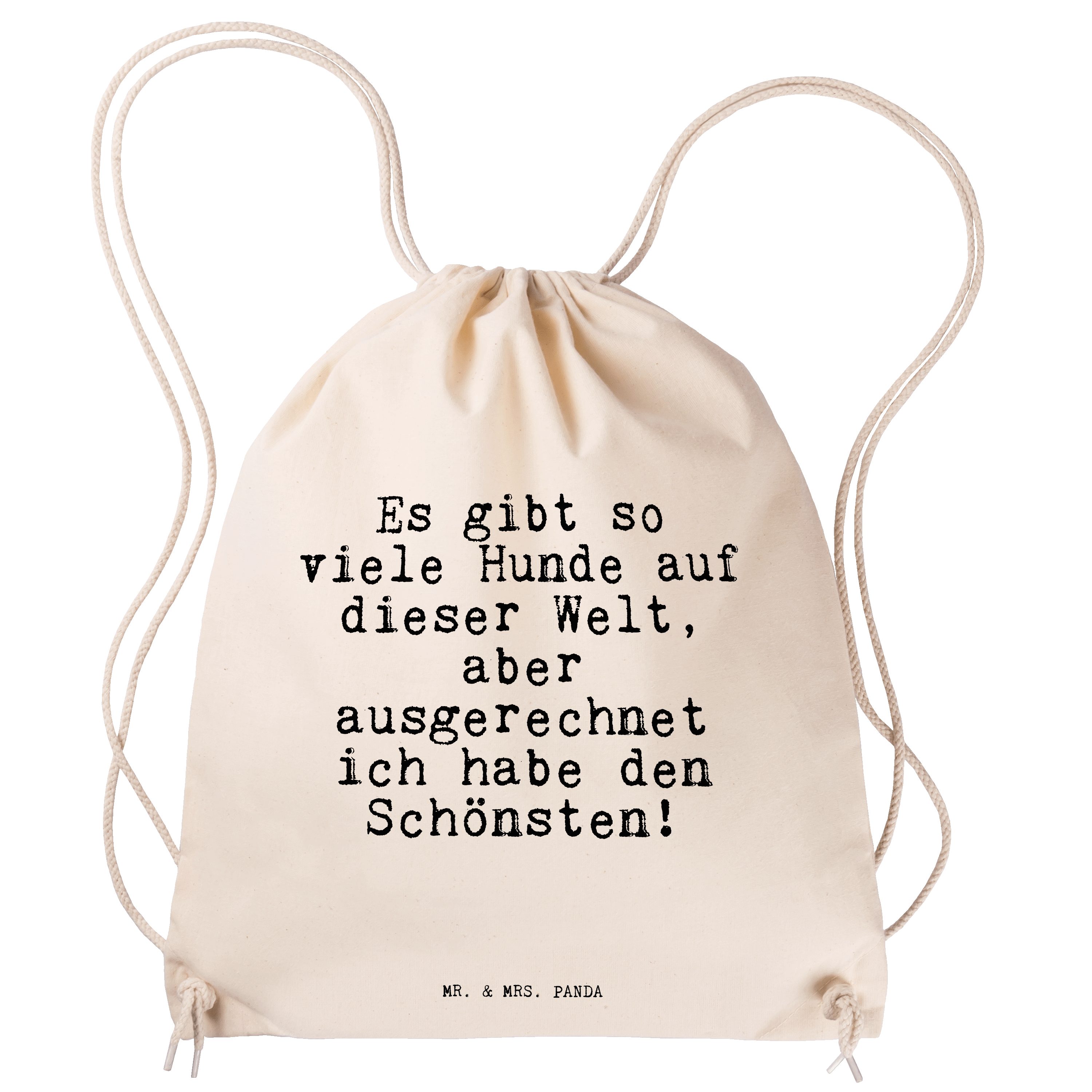 Mr. & Mrs. Panda Sporttasche »Es gibt so viele... Transparent