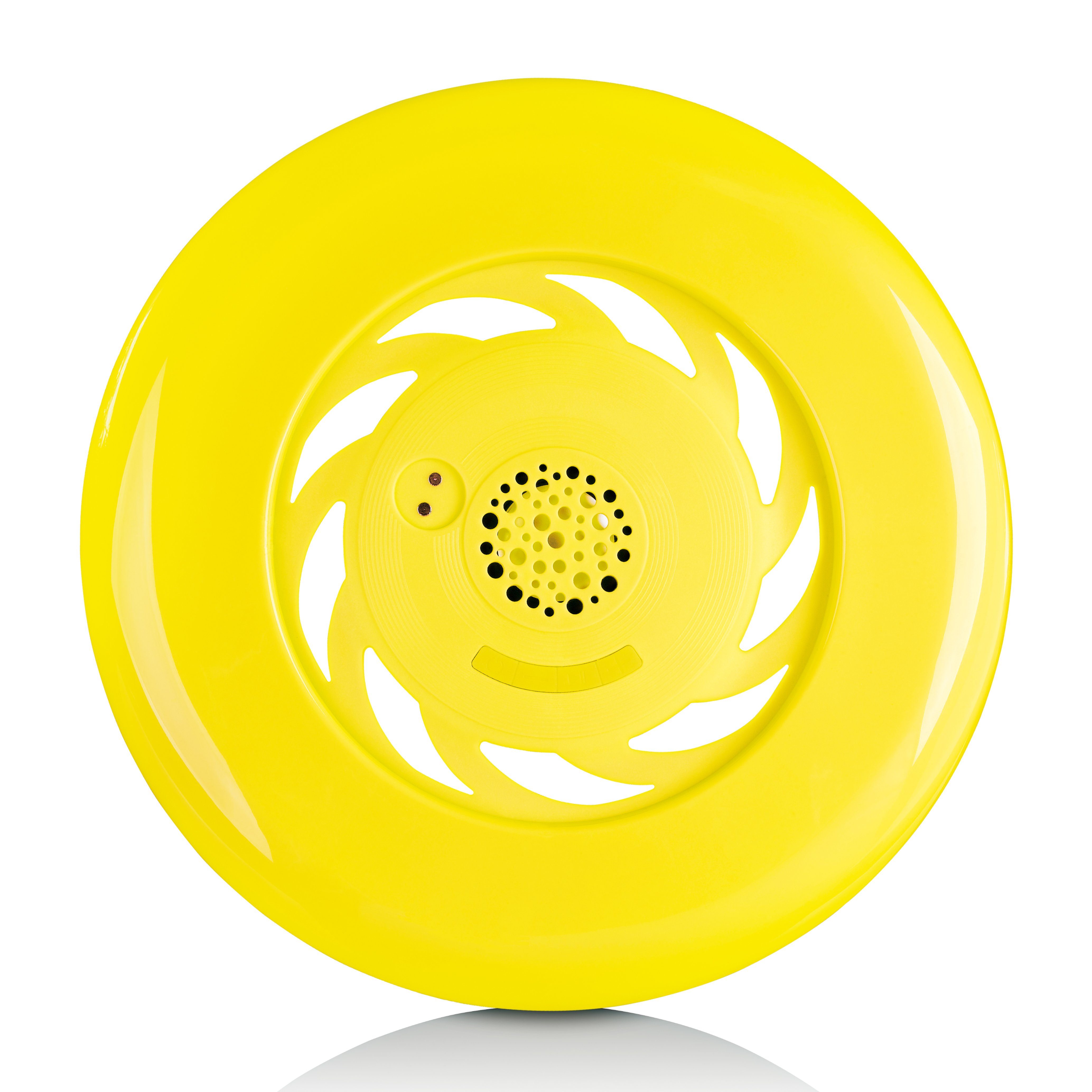 Lenco AFB-100YE Bluetooth-Lautsprecher 1.0 (Bluetooth, 2 W, Wasserfeste Bluetooth Frisbee mit Колонкиn - 20m Sound-Reichweite)
