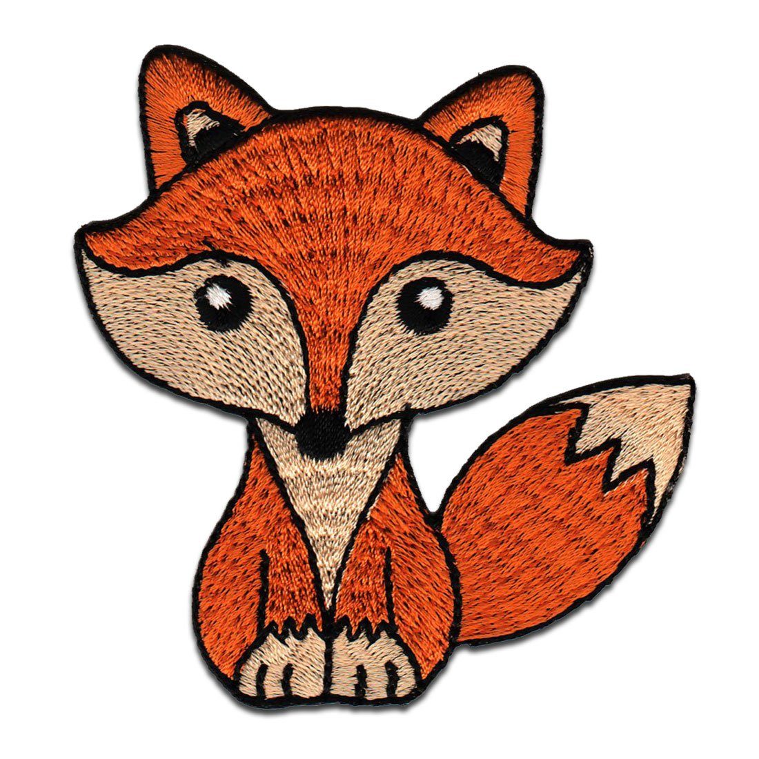 Catch the Patch Aufnäher Bügelbild, Aufbügler, Applikationen, Patches, Flicken, zum aufbügeln, Polyester, Fuchs Tier – Größe: 7 x 7,5 cm