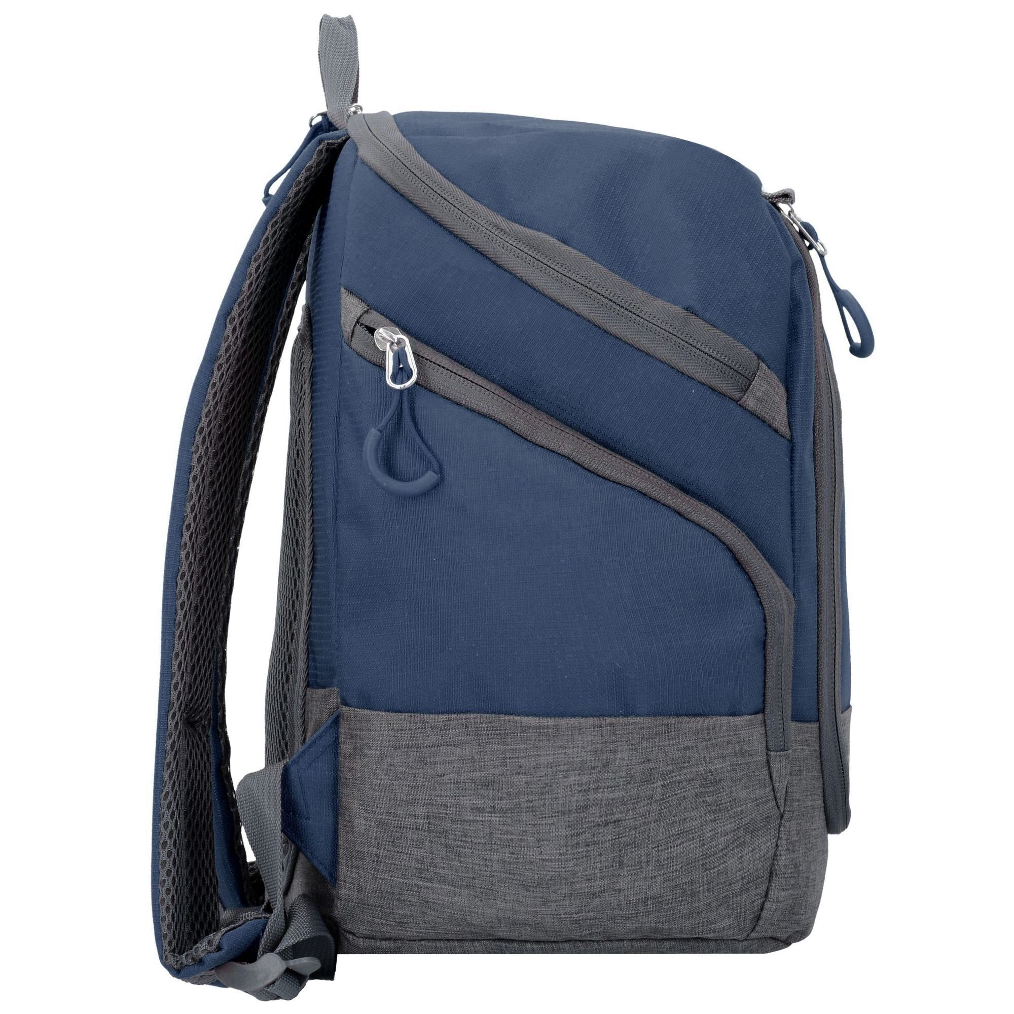 Basics, grau Polyester Wanderrucksack travelite marine