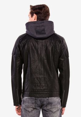 Cipo & Baxx Outdoorjacke (1-St) mit integrierter Kapuze