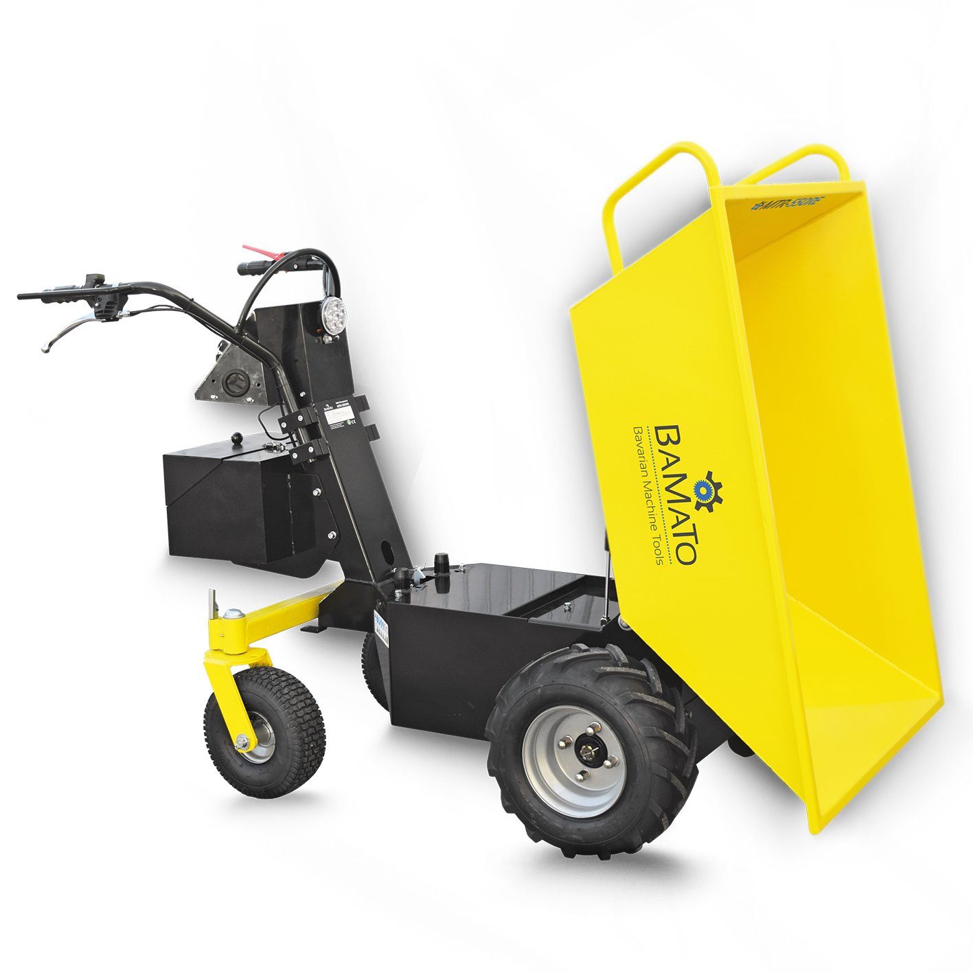 BAMATO Motorschubkarre MTR-550RE, 350 l, 1-tlg., Elektrodumper, Akku Schubkarre, Raddumper