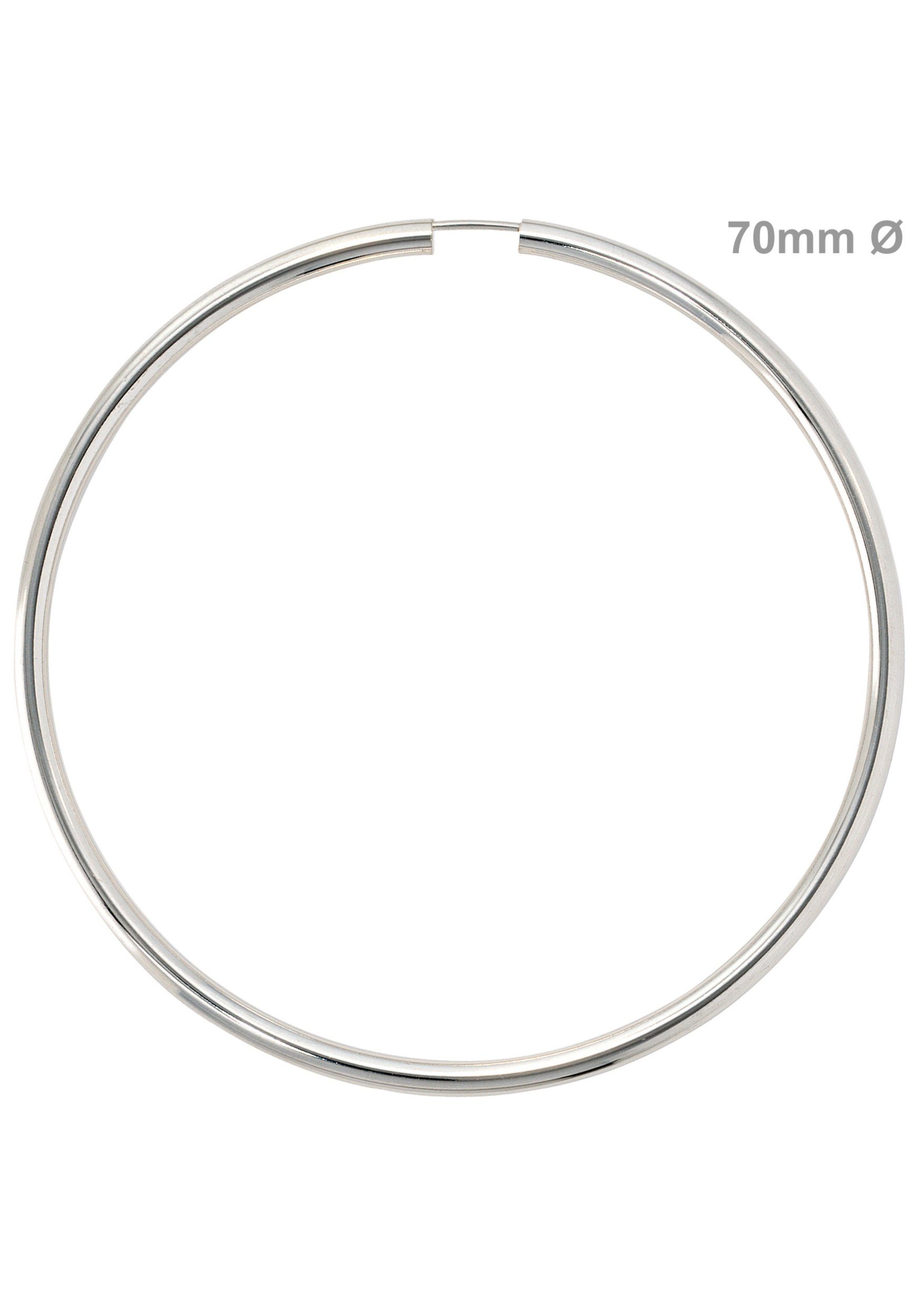 JOBO Paar Creolen, rund 925 Silber günstig online kaufen