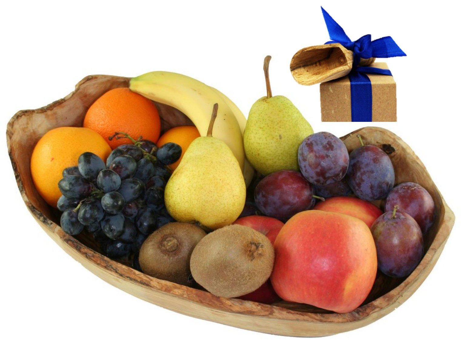 Olivenholz-erleben Obstschale, Massivholz, (Set), Jede Schale ist ein Unikat mit einzigartiger und natürlicher Maserung