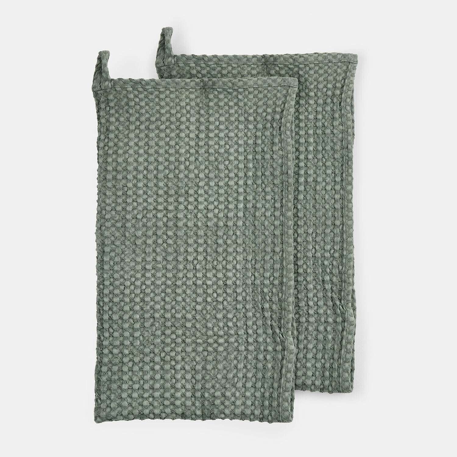 Mirabeau Handtuch Handtuch 2er Set Maralei grün, 100% Baumwolle