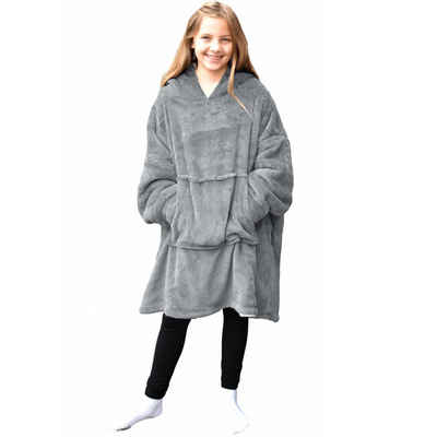 HOMELEVEL Hoodie Kinder Sherpa Fleece Hoodie - Kuscheliger Oversized Pulli (1-tlg)