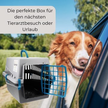 GarPet Hunde-Transportbox Hundetransportbox Hundebox Katzen Transport Box Auto Transportbox