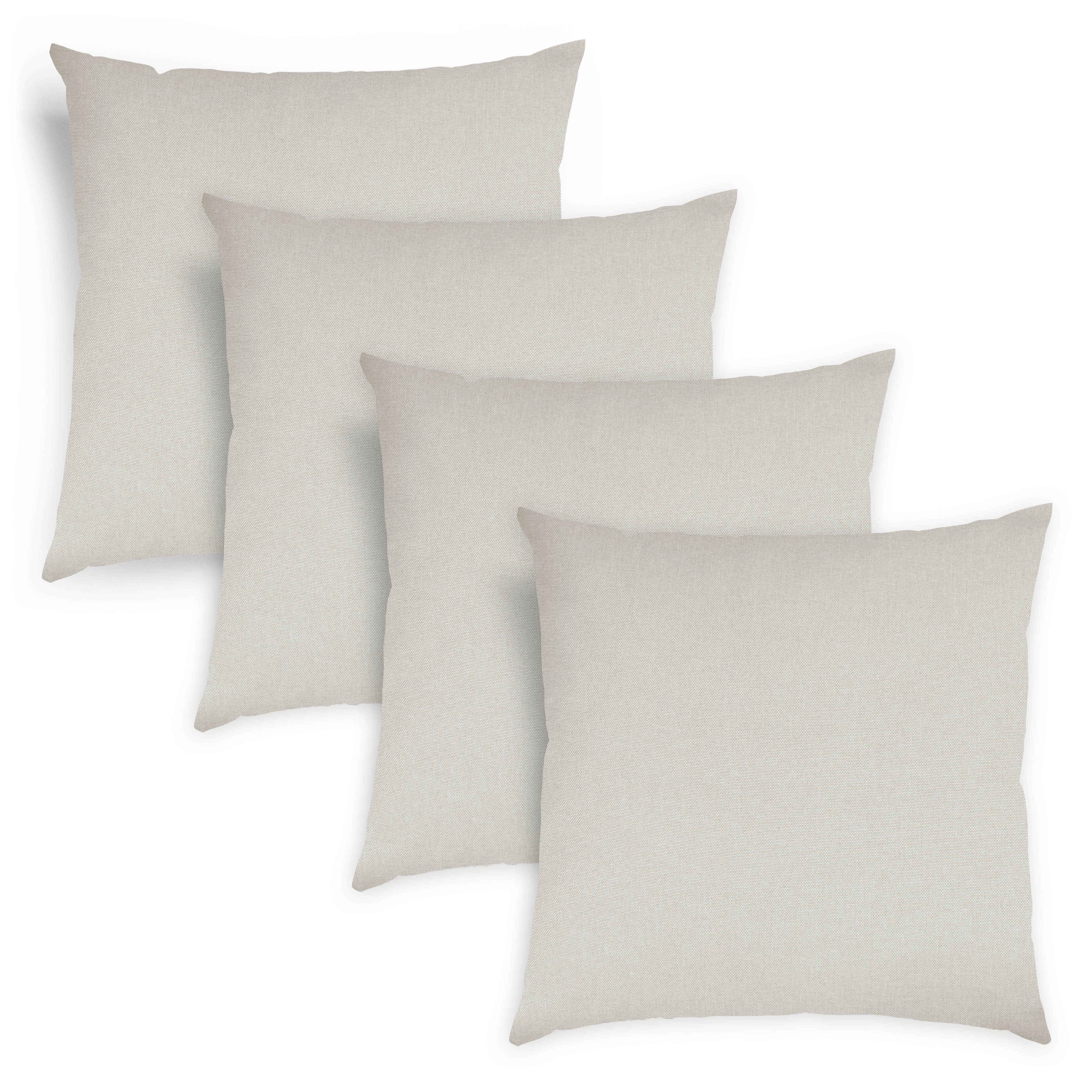 sleepling Sofakissen Zierkissen, (4 St., 4er Set), gemütliches Dekokissen aus robustem Polsterstoff, 40 x 40 cm