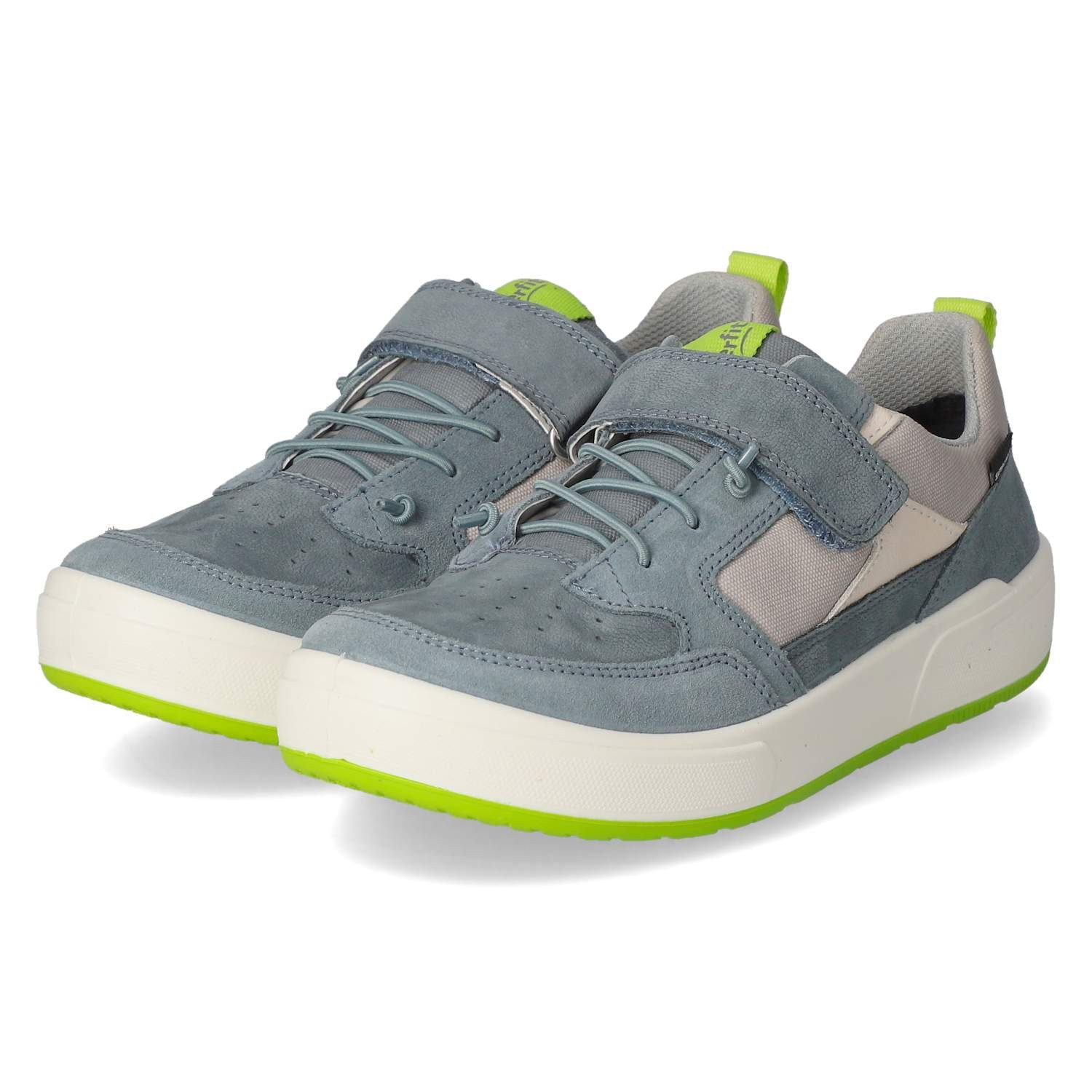 Superfit Superfit 1-100108-8000 Jungen Leder & Textil blue Slipper