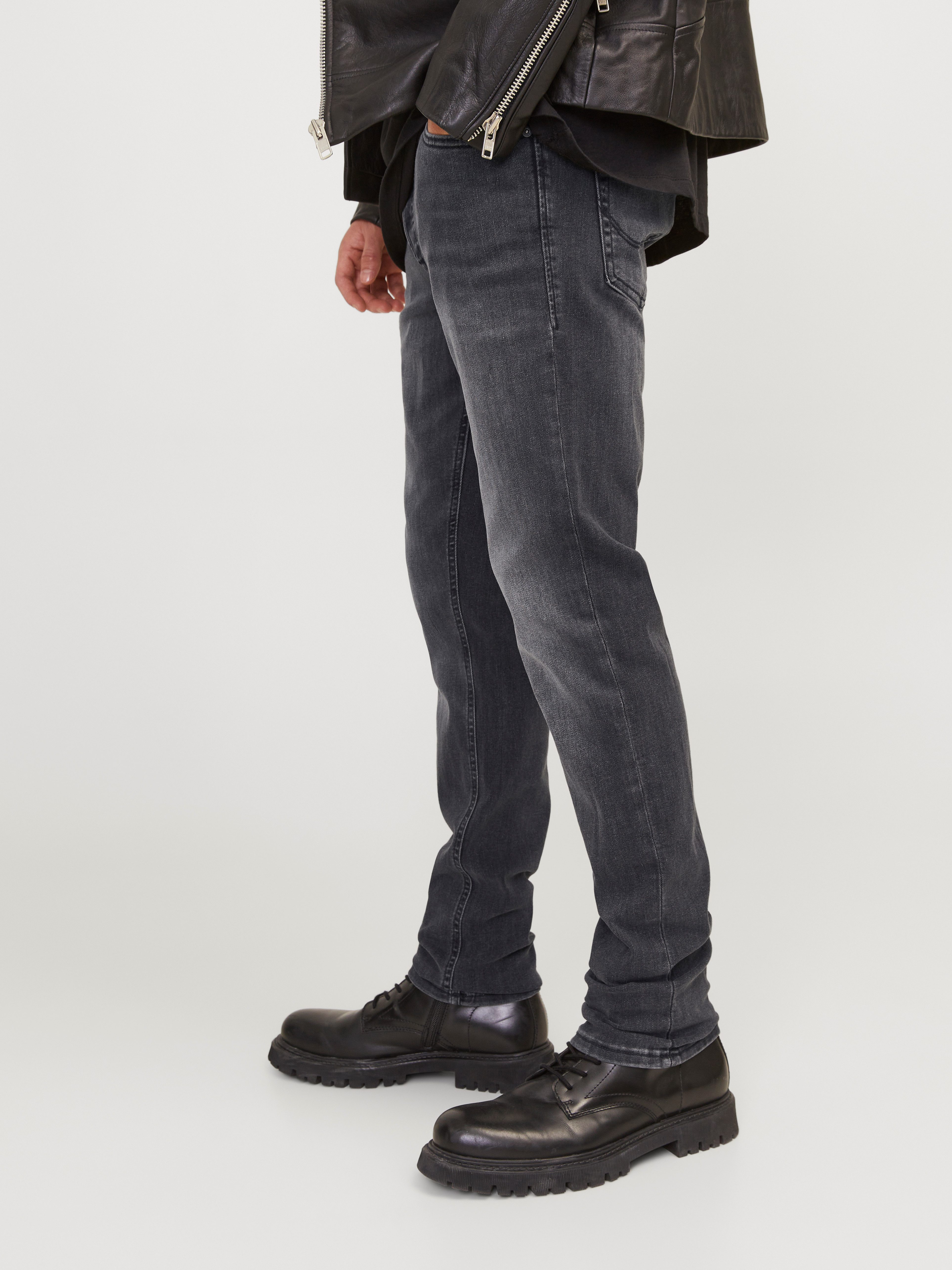 Jack & Jones Slim-fit-Jeans JJIGLENN Slim-Fit mit Stretch und praktischer 5-Pocket-Form Baumwollmischung, slim fit – Bild 2 von 5
