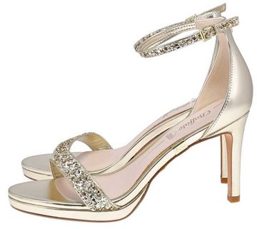 Buffalo MONROE 2 Gold Zehentrenner Vegane Damen Sandalen