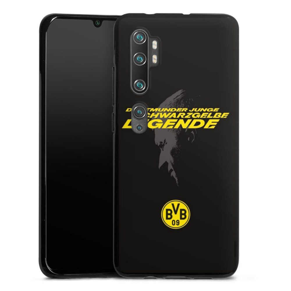 DeinDesign Handyhülle Marco Reus Borussia Dortmund BVB Danke Marco Schwarzgelbe Legende, Xiaomi Mi Note 10 Silikon Hülle Bumper Case Handy Schutzhülle