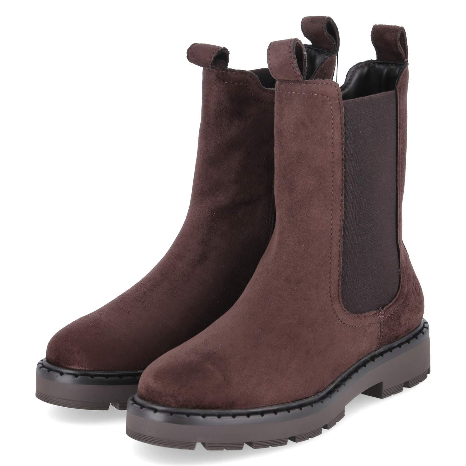 bugatti Bugatti 415AXG336400-6100 Damen Textil brown Schlupfstiefel