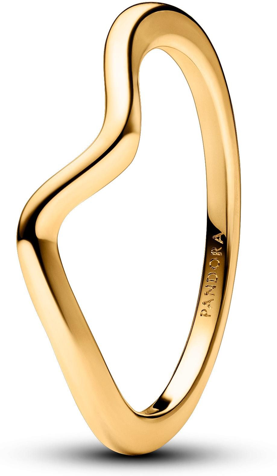 Pandora Fingerring Pandora Polierte Welle Ring 163095C00 Damenring günstig online kaufen