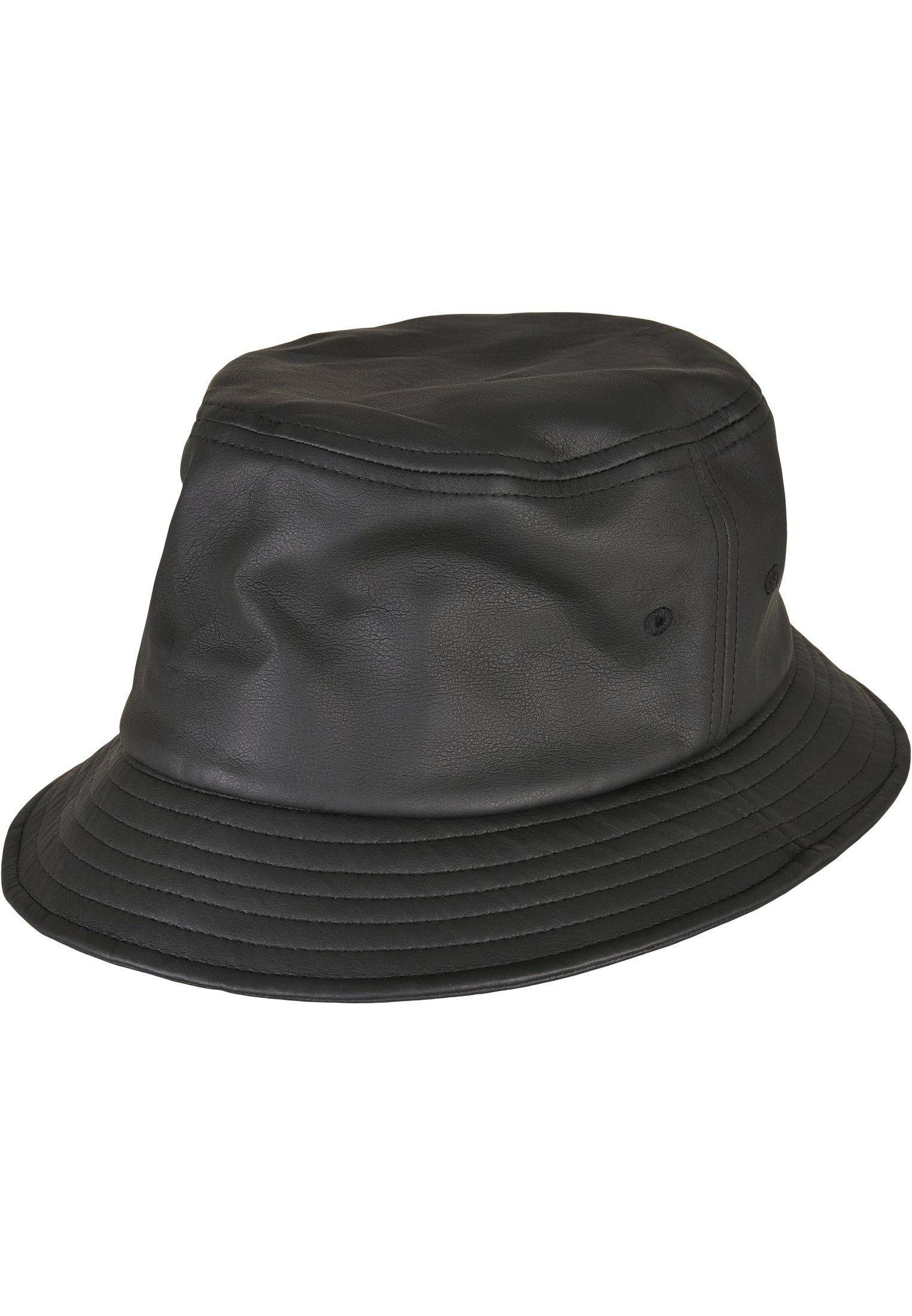 Hat Leather Flex Imitation Bucket Bucket Cap Hat Flexfit