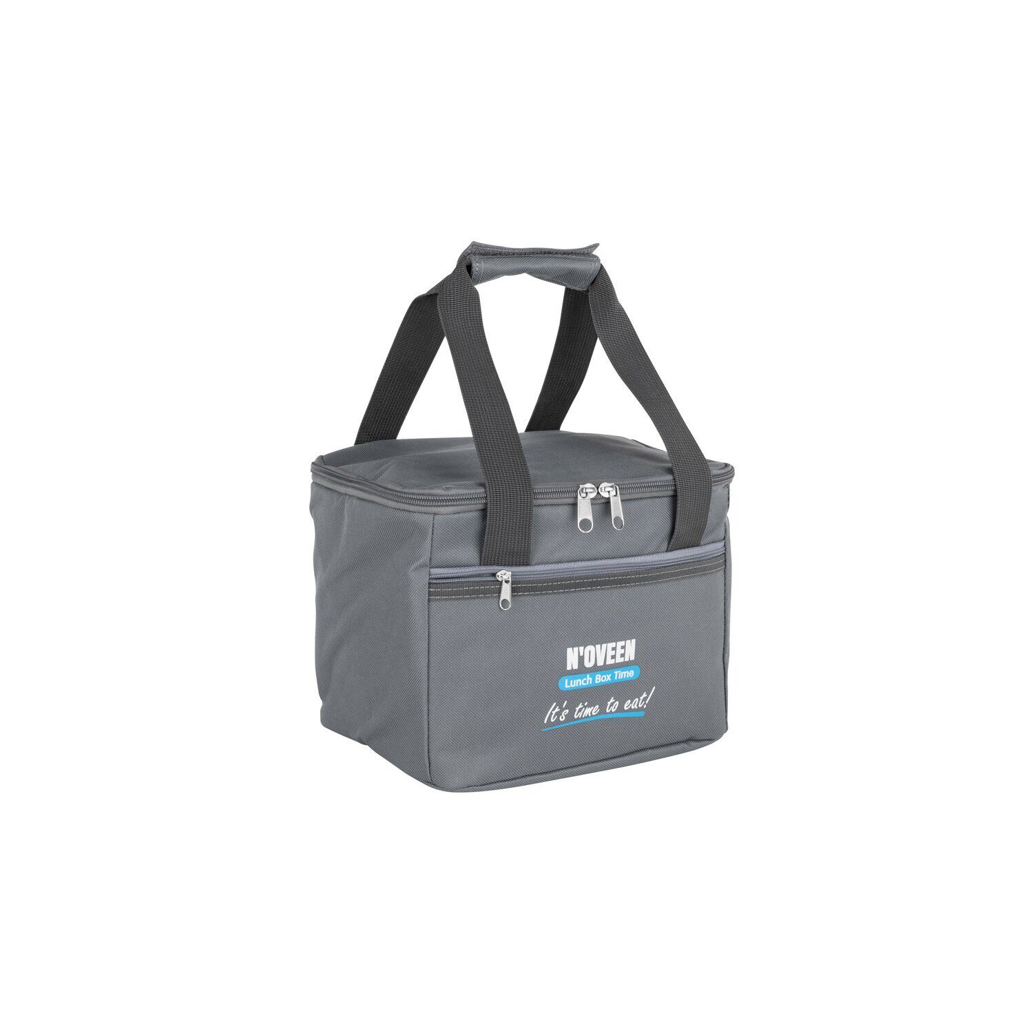 Noveen Lunchbox Thermotasche für Lunchbox, Tragbare Picknicktasche, Grau, Klein