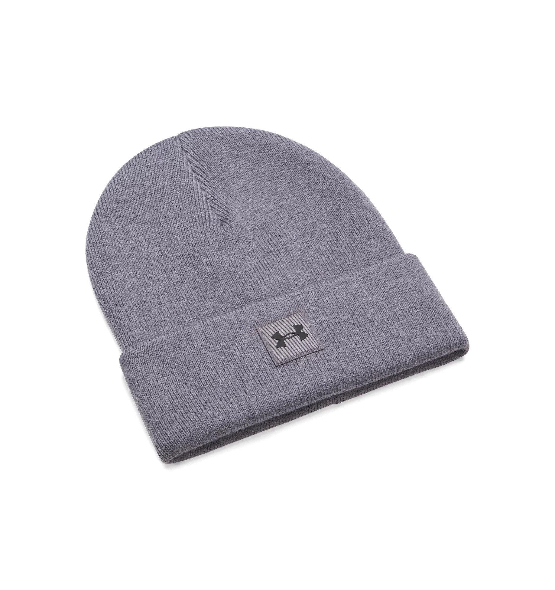 Under Armour® Beanie HALFTIME BEANIE gerippter Acryl-Strickstoff, schweißableitend, schnell trocknend