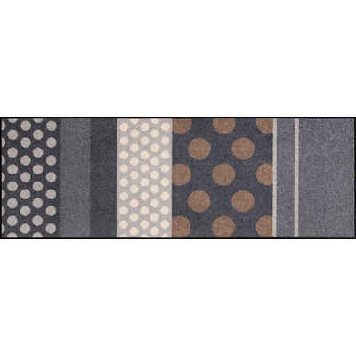 Läufer GLAMOUR DOTS GRAU060x180 cm, Salonloewe, Läufer, Höhe: 600 mm