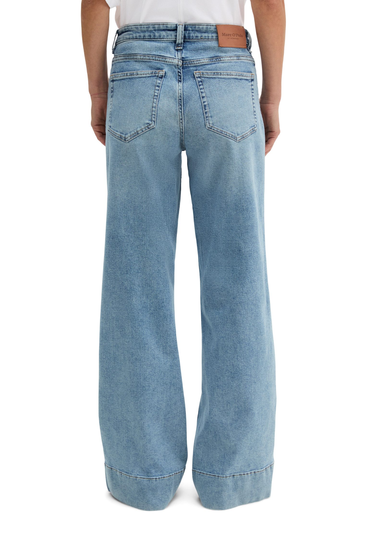 Marc O'Polo Weite Jeans aus Organic-Cotton-Polyester-Stretch – Bild 3 von 5