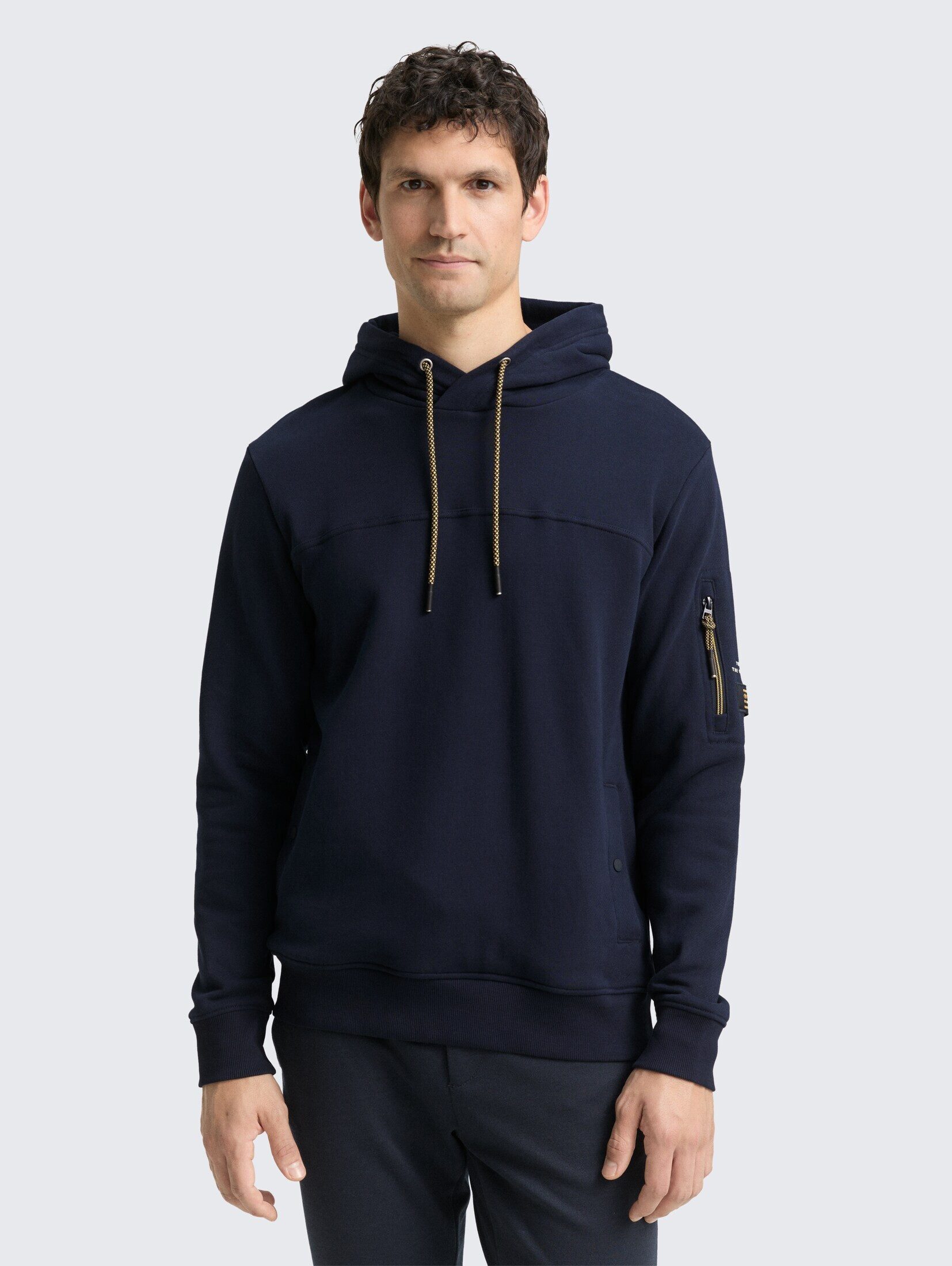 TOM TAILOR Sweatshirt Strick & Sweatshirts Hoodie Sweatshirt mit Taschen günstig online kaufen