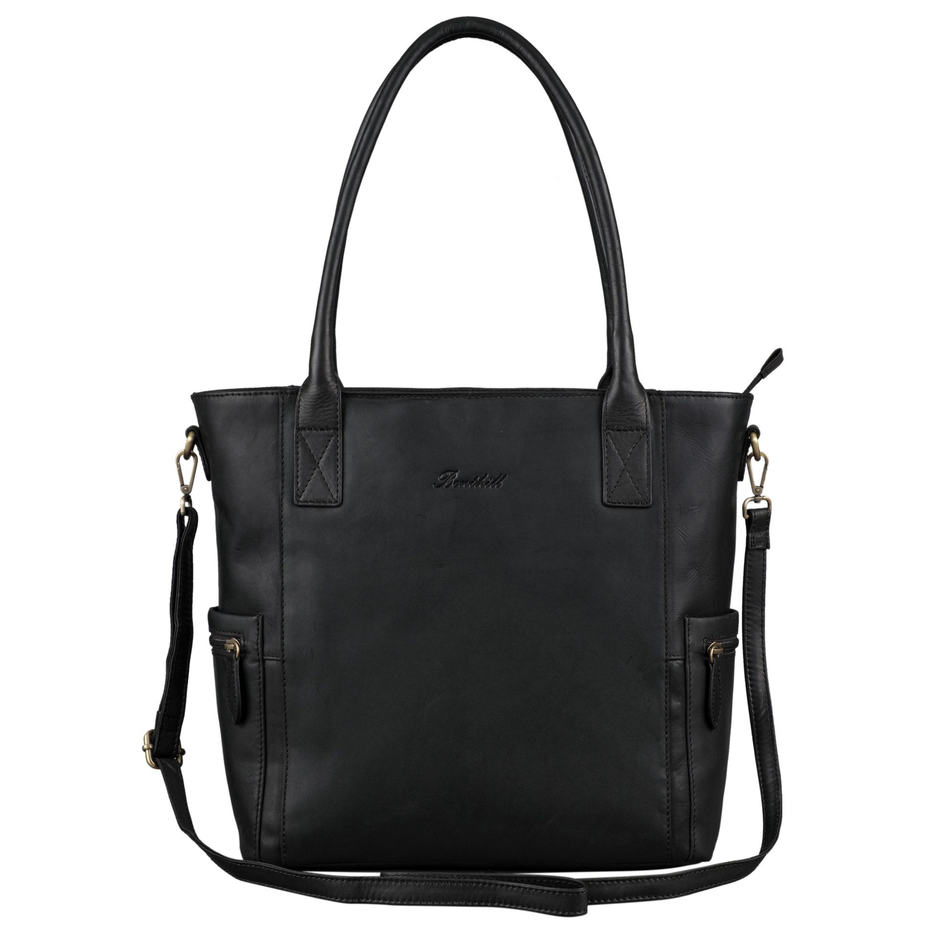 Benthill Shopper Damen Echt Leder Umhängetasche Handtasche Schultertasche V günstig online kaufen