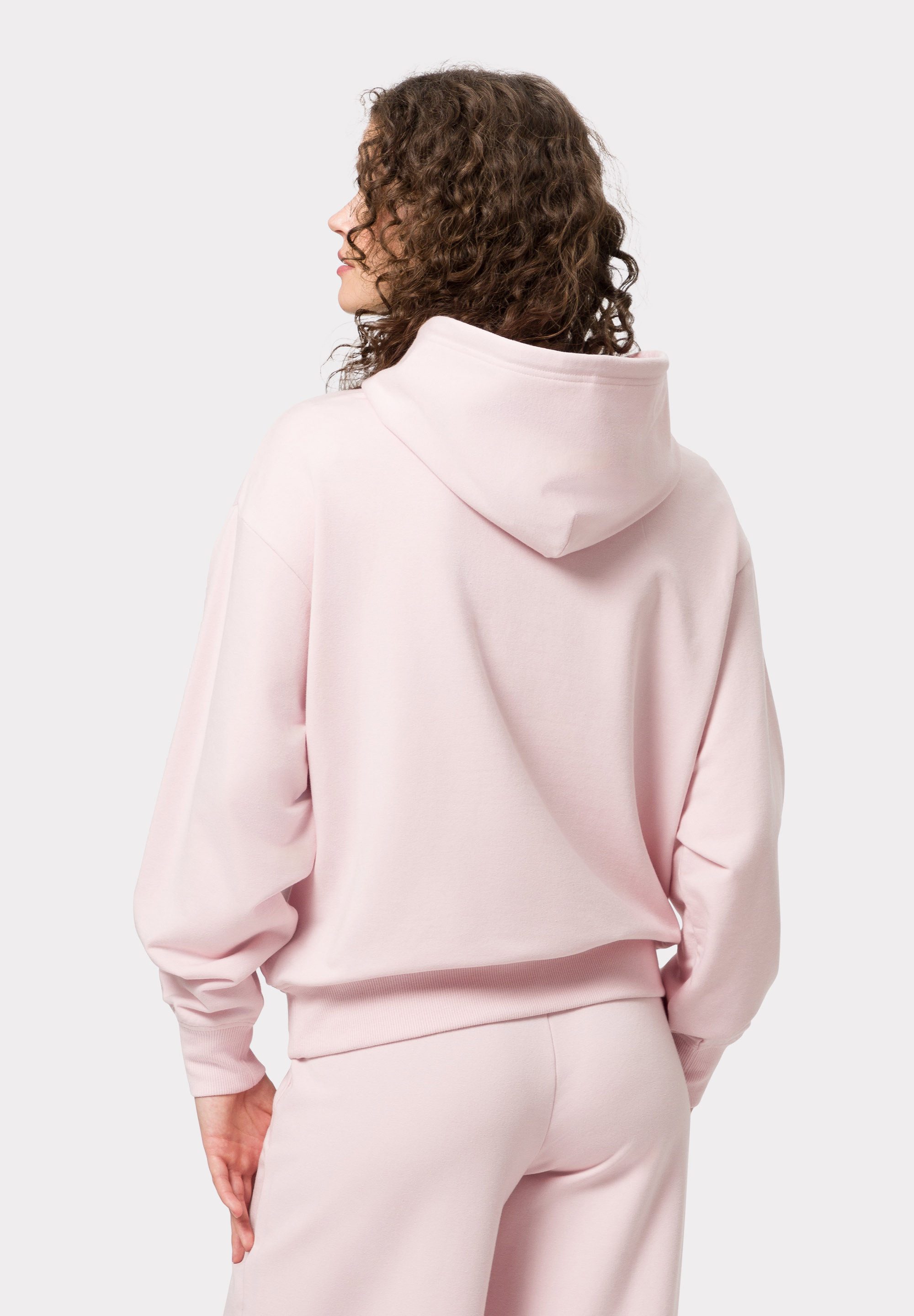 Les Lunes Kapuzenpullover BONNIEE Hoodie lockeres Kapuzenshirt aus weichem Baumwoll und Modal Mix