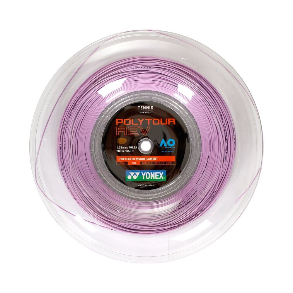 Yonex Tennissaite Poly Tour Rev 200m Rolle purple