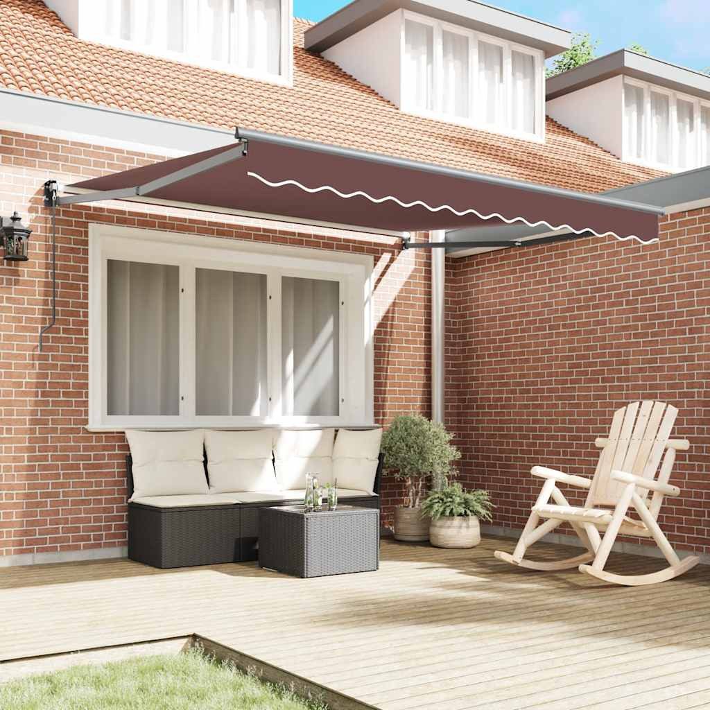 vidaXL Markise Markise Manuell Braun 300x250 günstig online kaufen