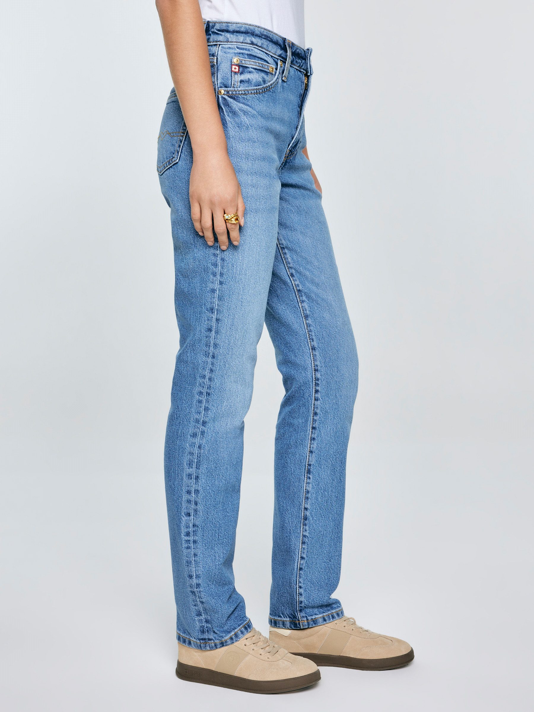 BIG STAR Straight-Jeans CHARLOTTE hohe Leibhöhe