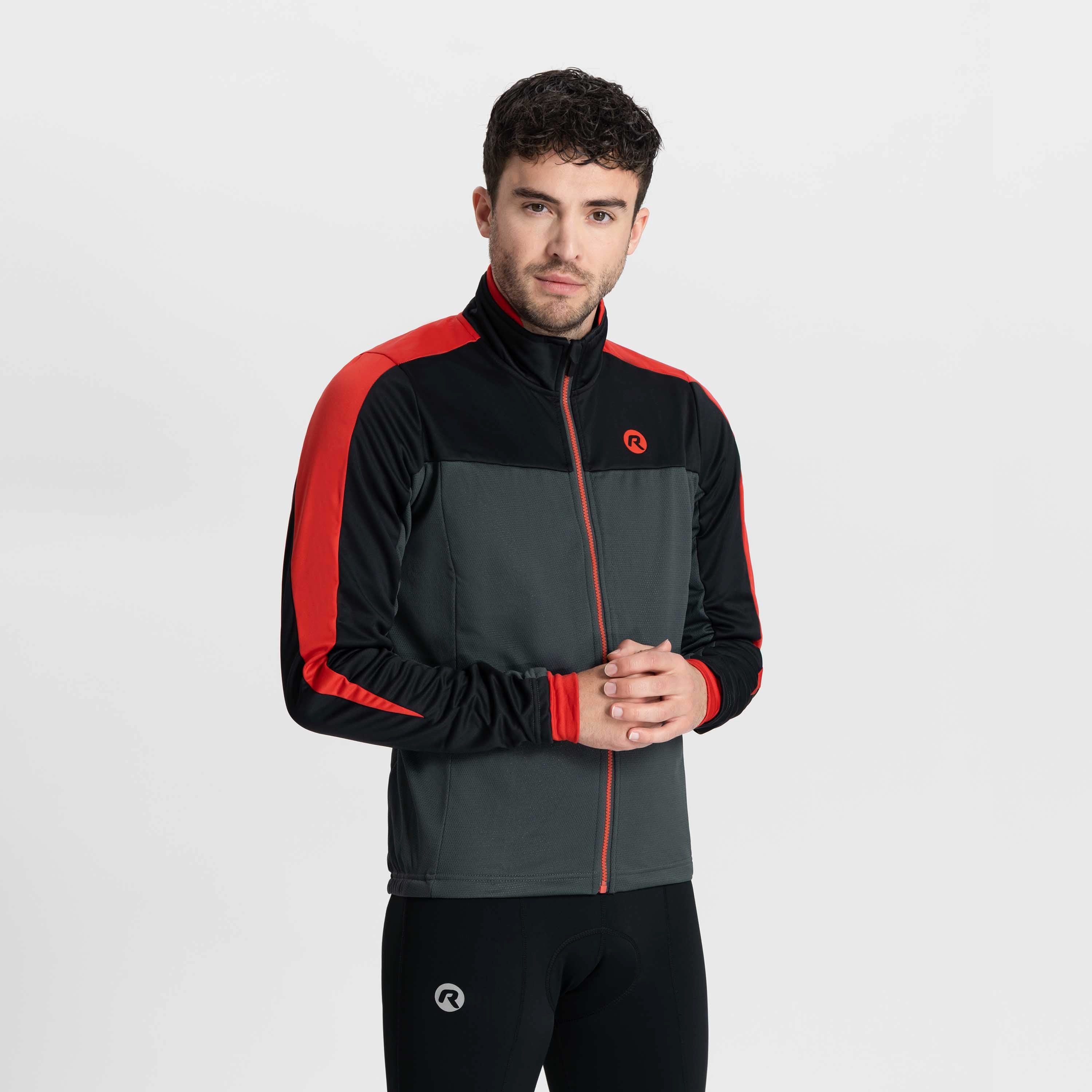 Rogelli Fahrradjacke Fahrrad Winterjacke Herren Freeze