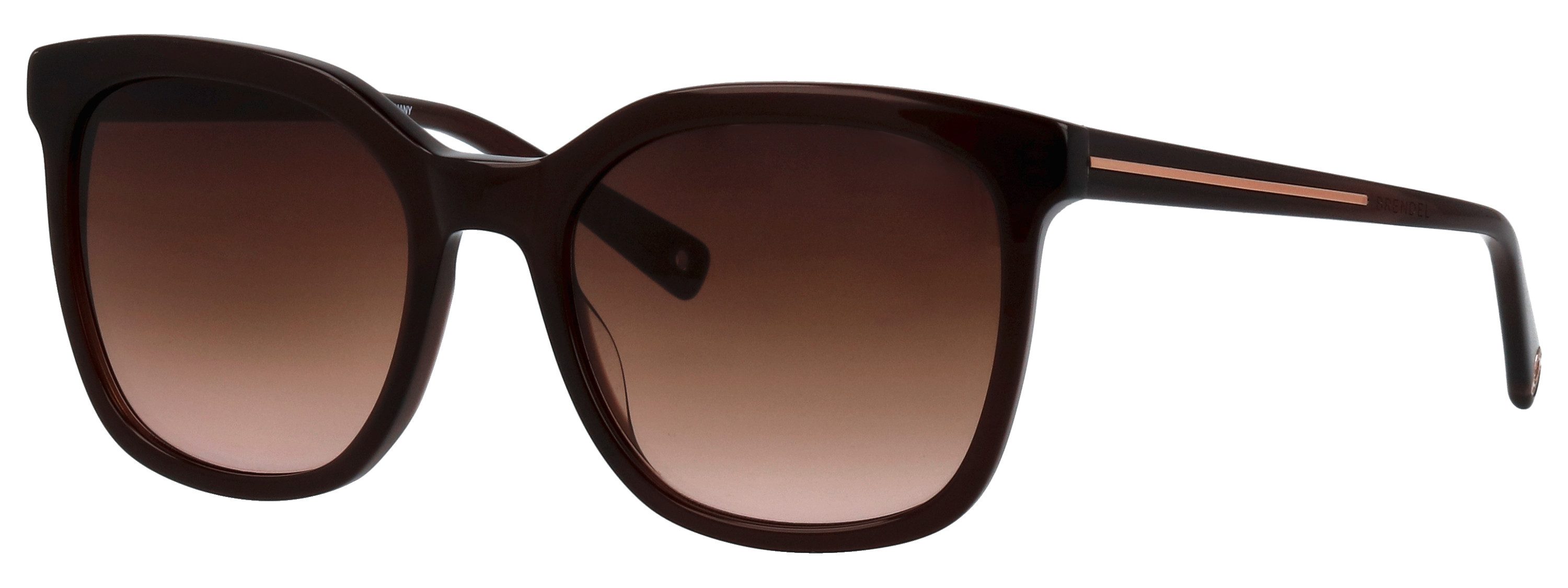 BRENDEL eyewear Sonnenbrille Modell 906207 Form Karree/Eckig, Logoschriftzug auf Bügel, Kunststofffassung
